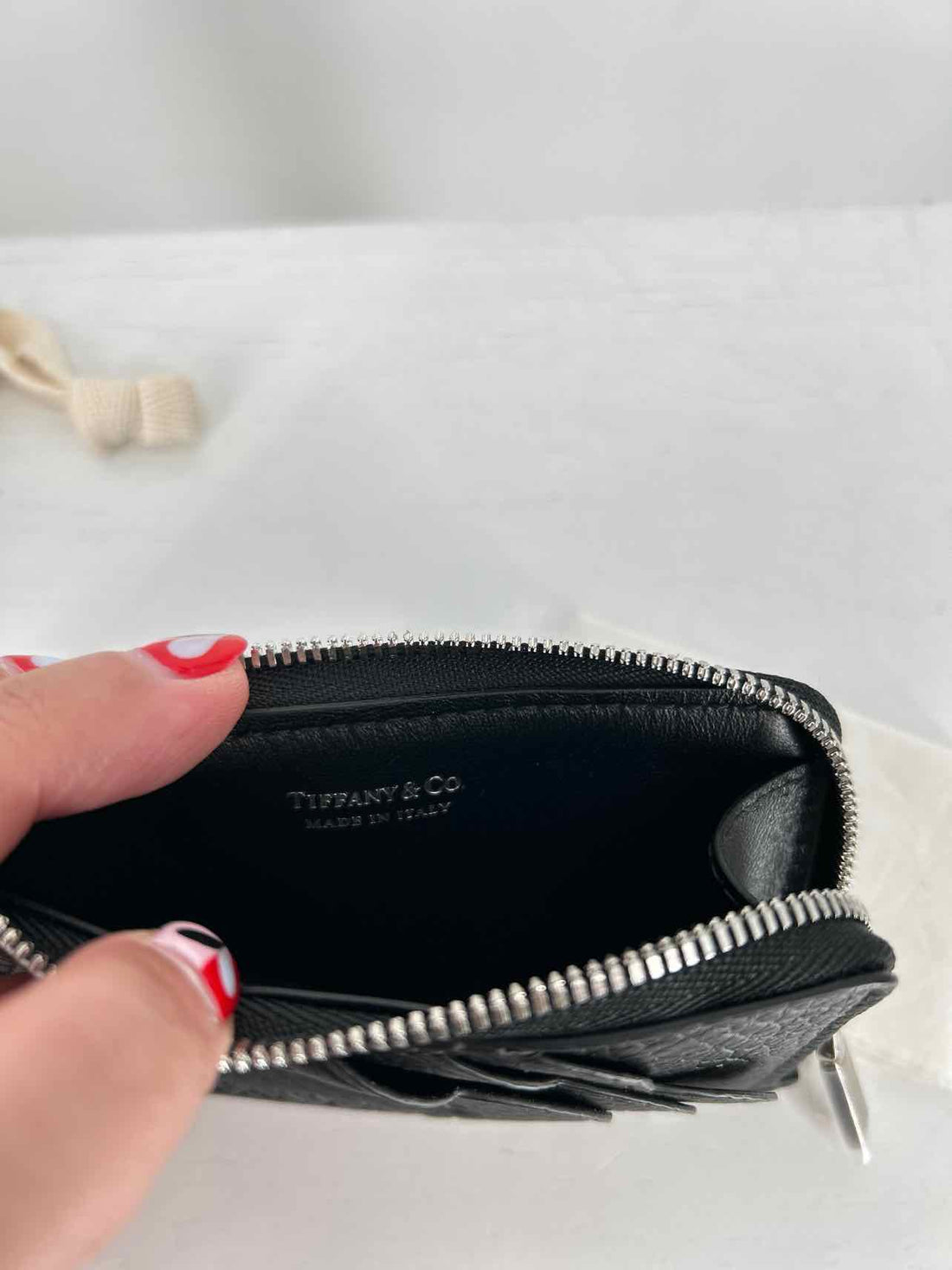 Tiffany & Co Black Card Case LUXURY