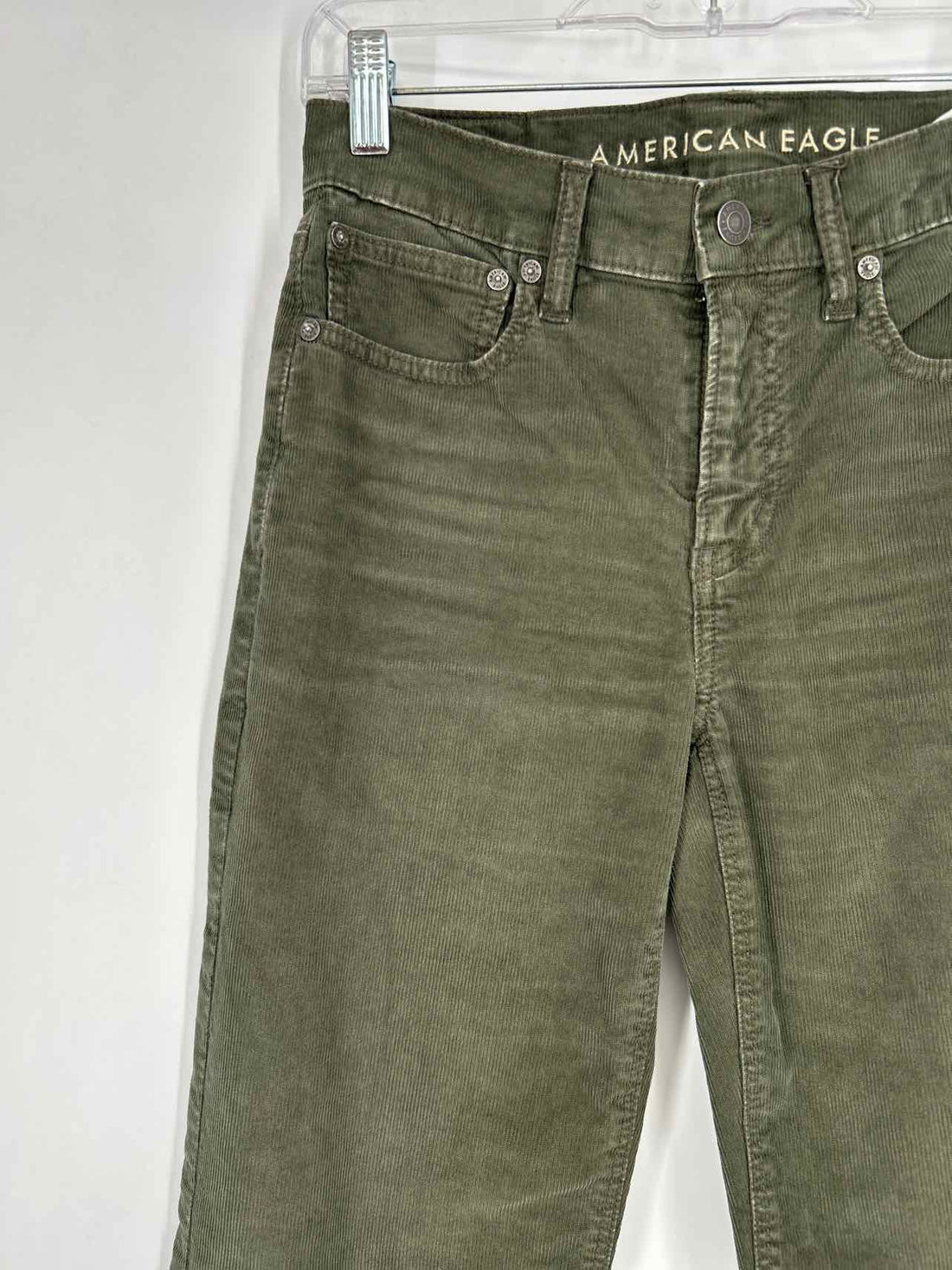 American Eagle Size 2 Olive Corduroy Pants