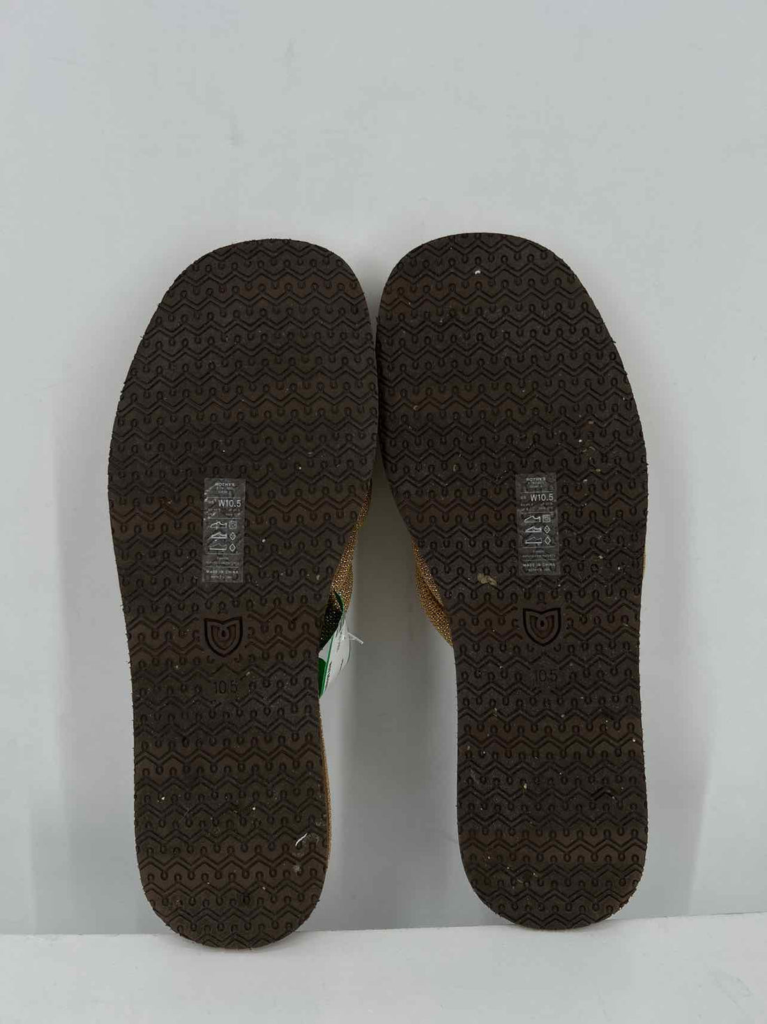 Rothys Women Size 10.5 Gold Sandals