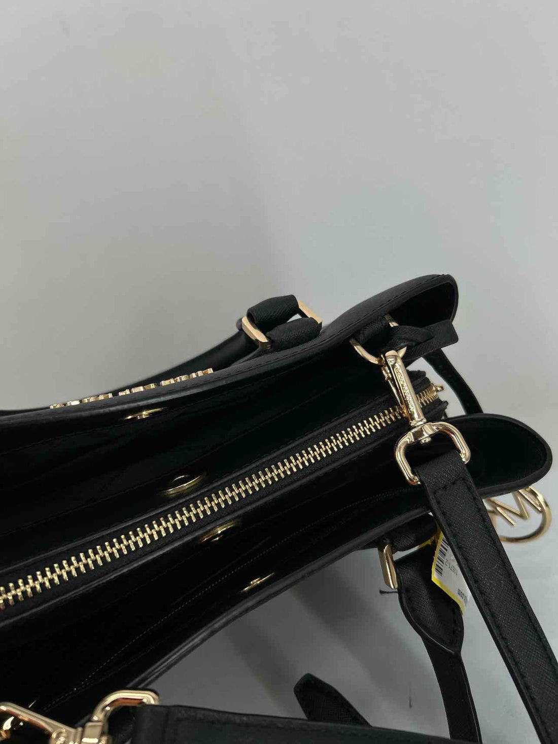 Michael Kors Black Saffiano Leather Good Satchel