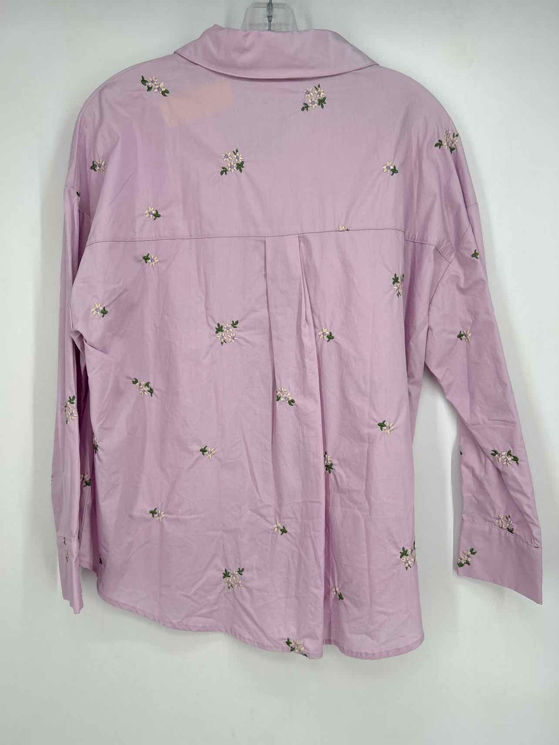 In February Size M Light Purple Embroidered NWT Long Sleeve