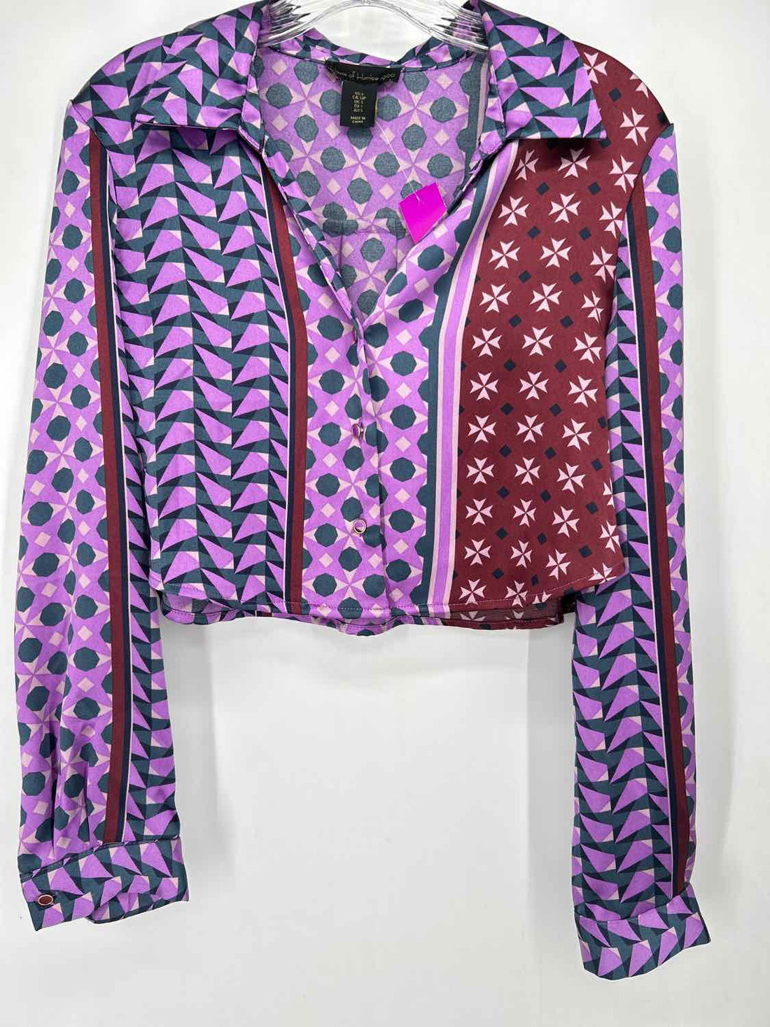 House of Harlow 1960 Size S purple & burgundy Long Sleeve