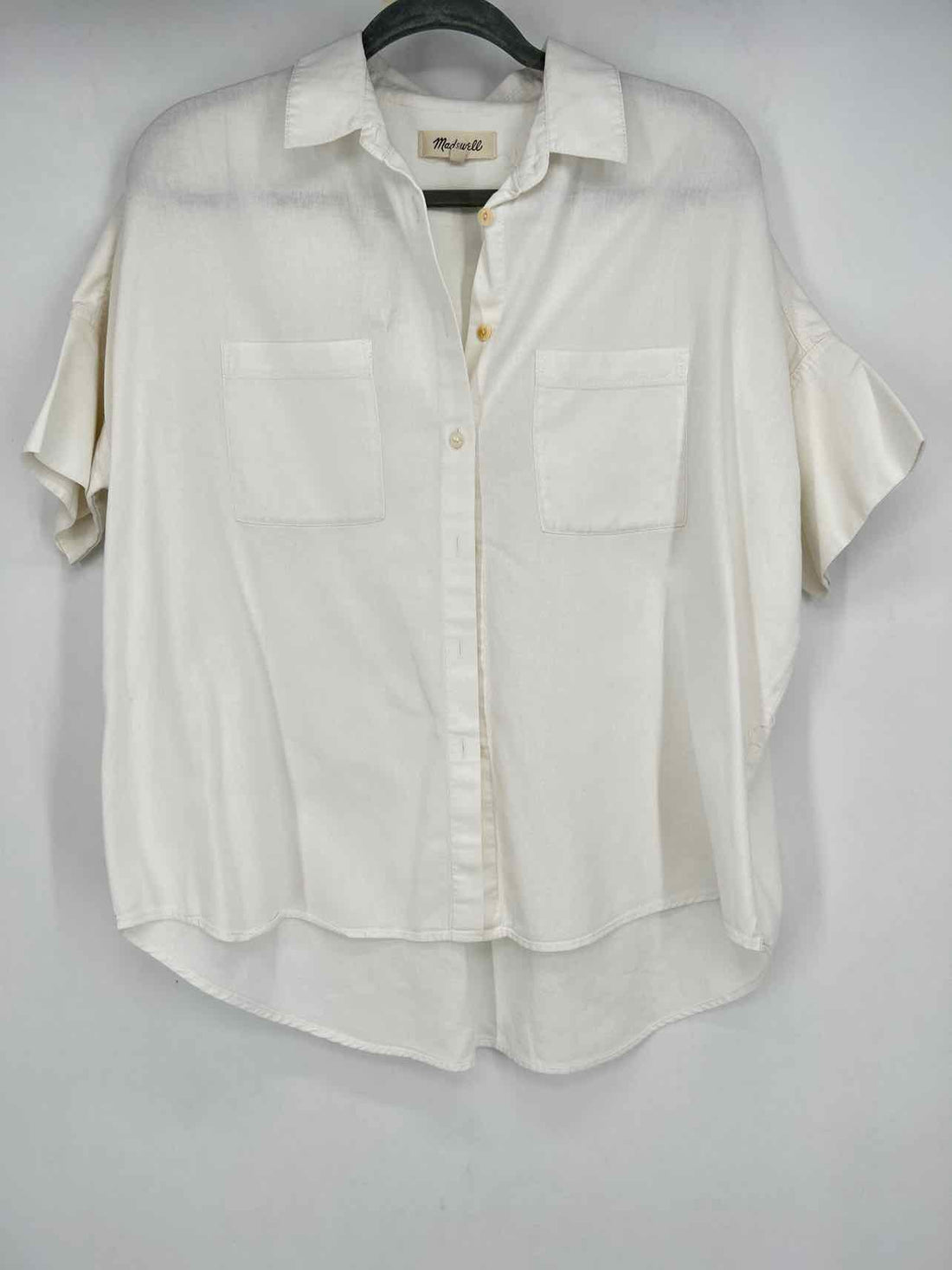 Madewell Size M White Short Sleeve a