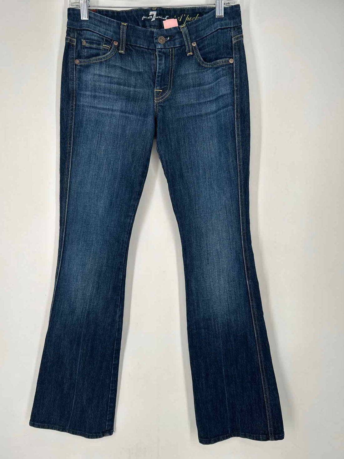 7 For All Mankind Size 26 Dark Wash Denim Jeans