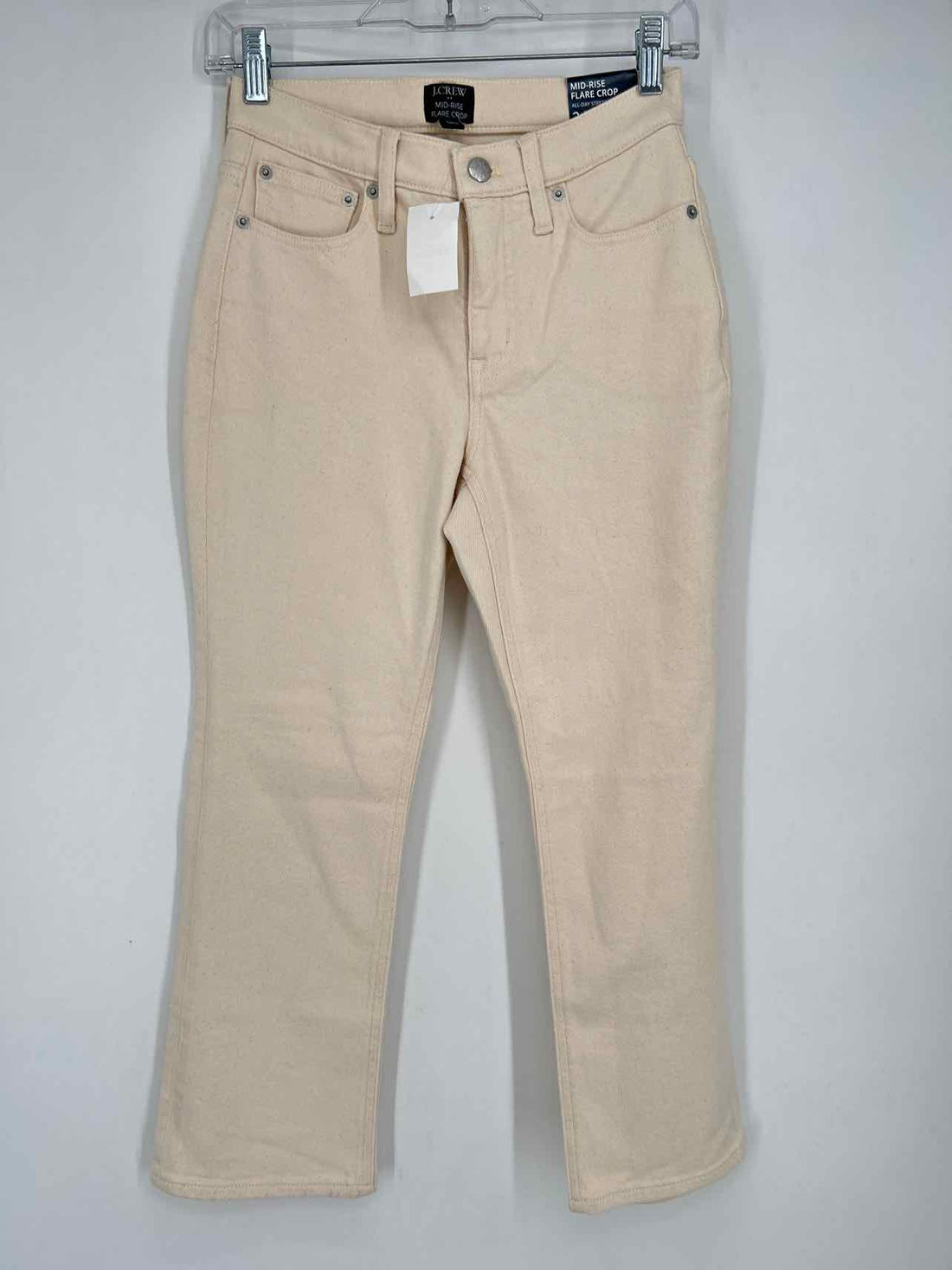 J Crew Size 24P Cream NWT Jeans