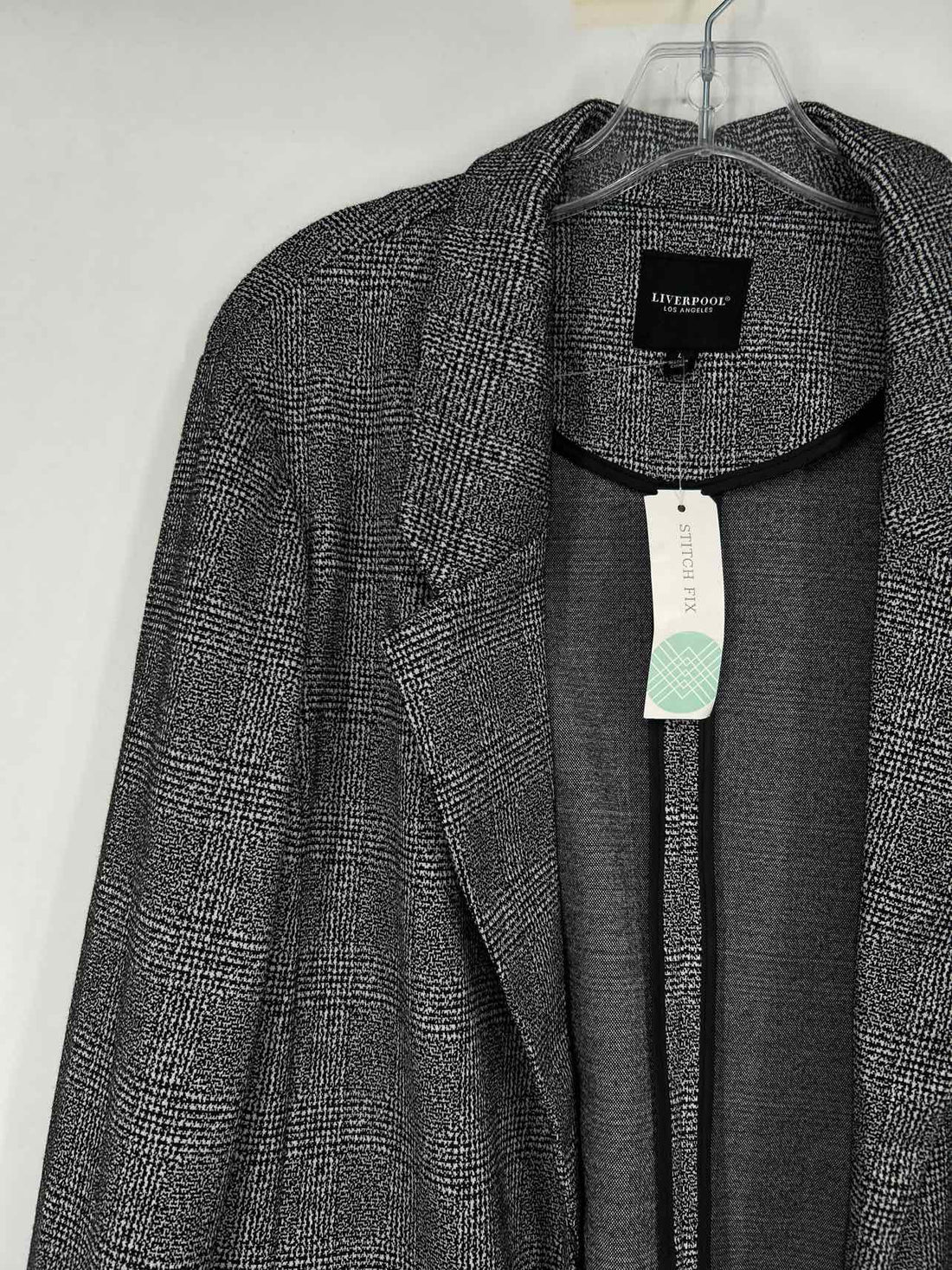 Liverpool Size L Black & White Blazer