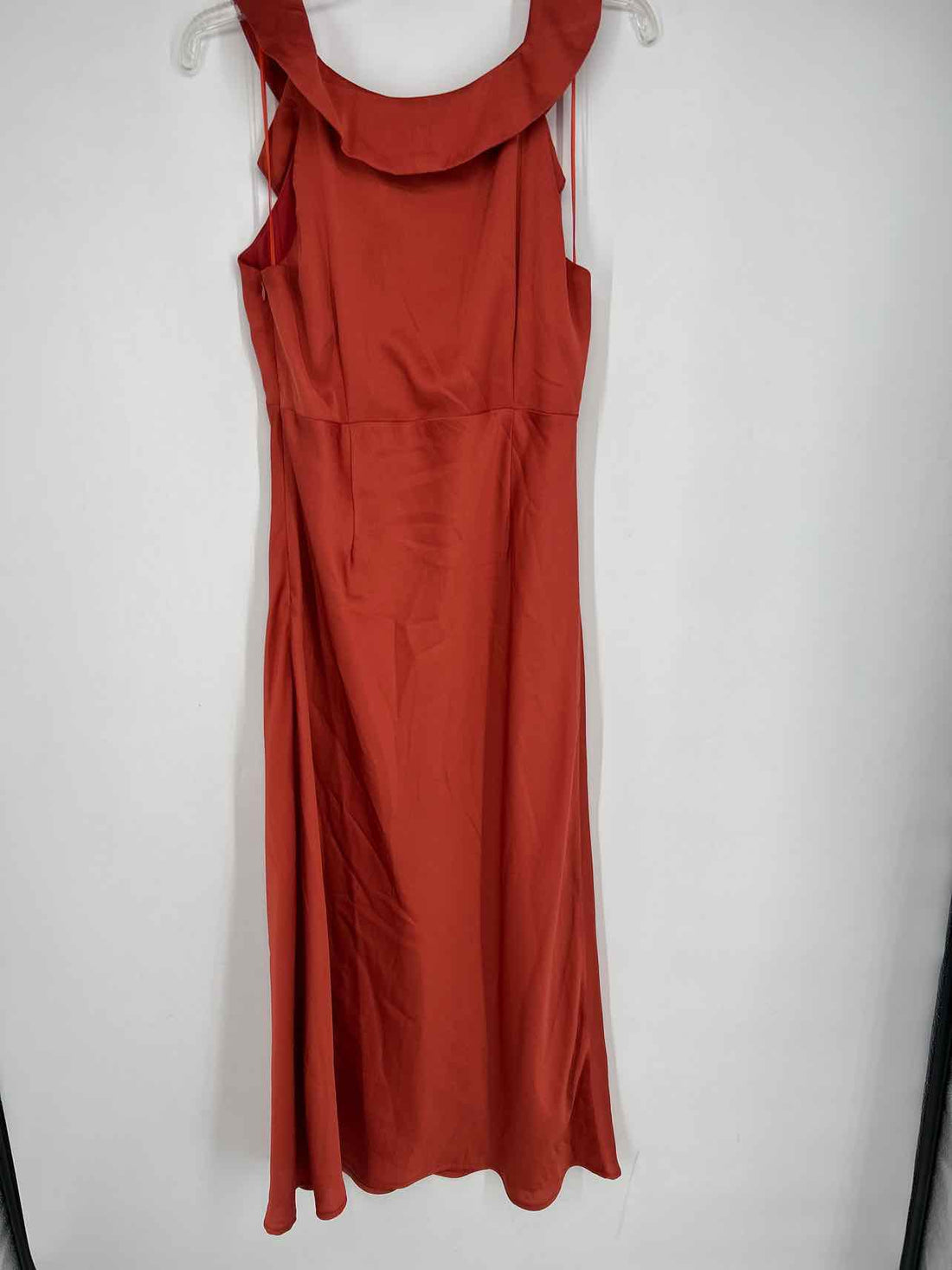 Lost + Wander Size M Red Clay Satin Like Dress