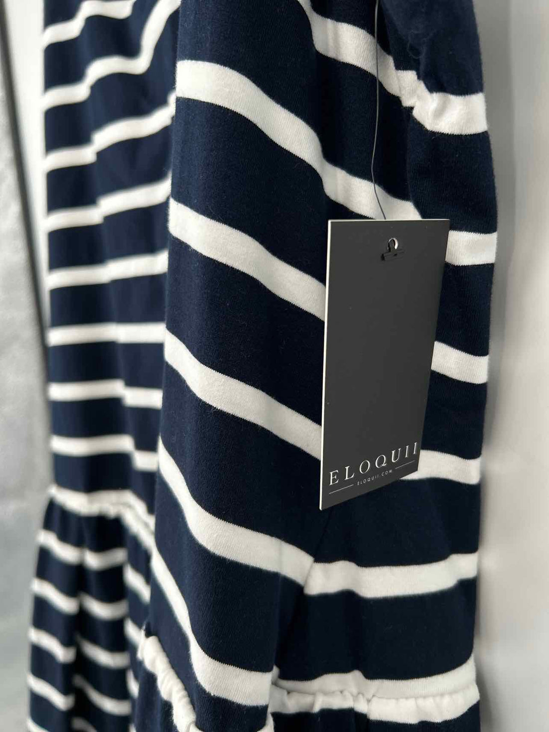 Eloquii Size 22 Navy & White Striped NWT Dress