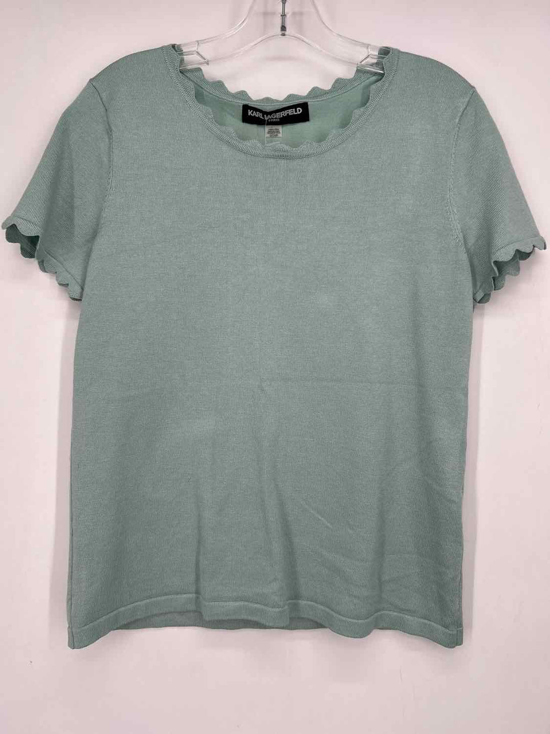 Karl Lagerfeld NWT Size S Teal Short Sleeve