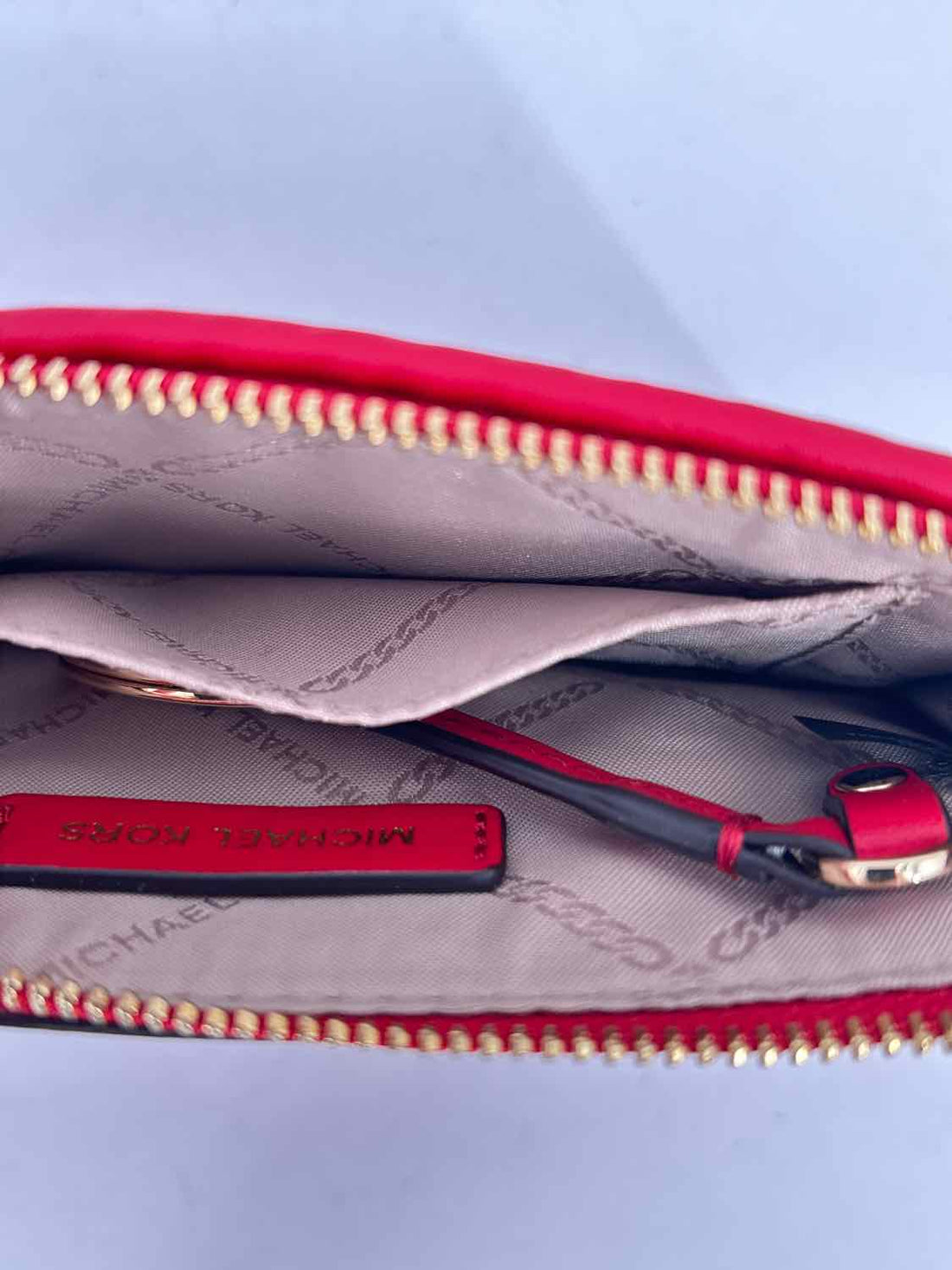 Michael Kors Red Signature Leather Wallet