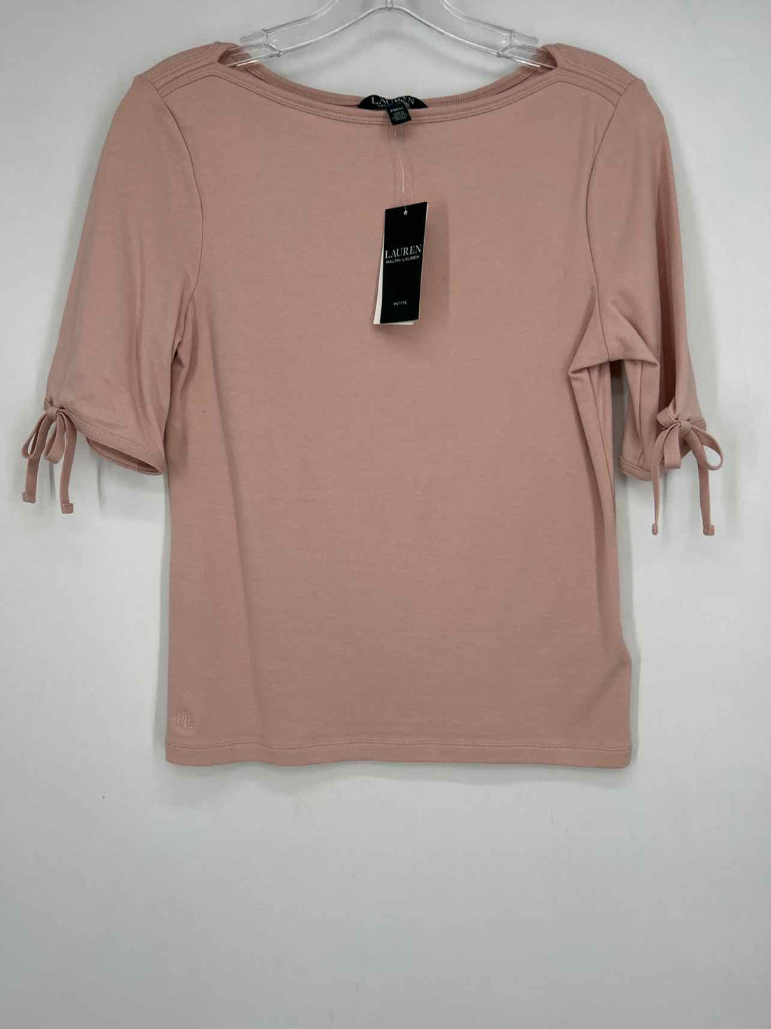 Lauren Ralph Lauren Size MP Light Pink NWT Short Sleeve