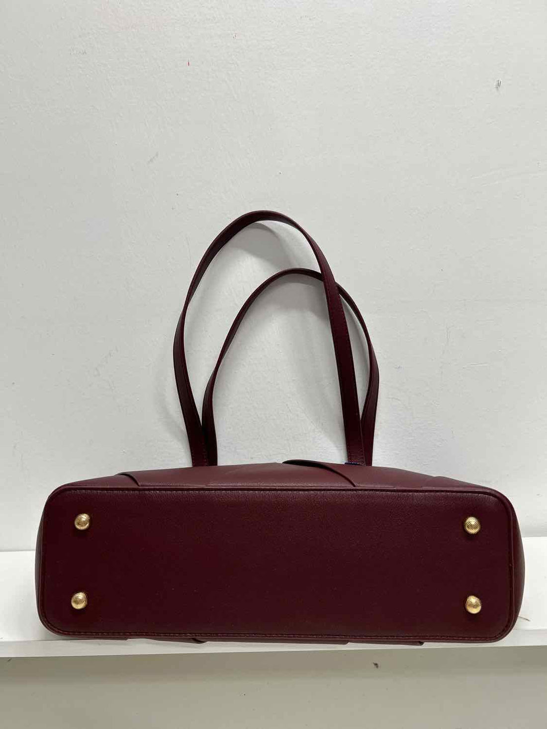 Isabelle Burgundy Faux Leather Pre Owned Tote