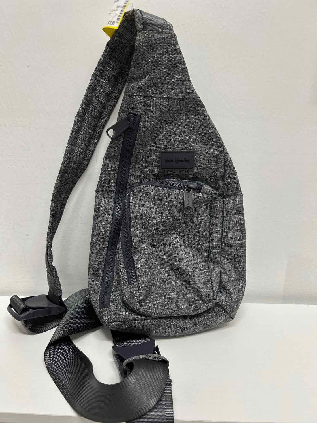 Vera Bradley Heathered Gray Canvas Pre Owned Crossbody