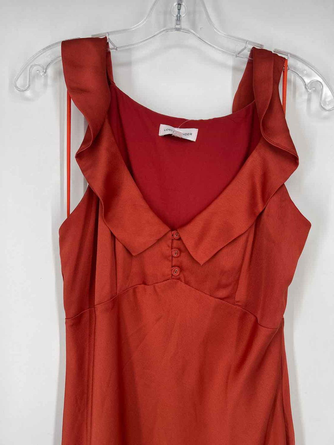 Lost + Wander Size M Terracotta Sleeveless Maxi
