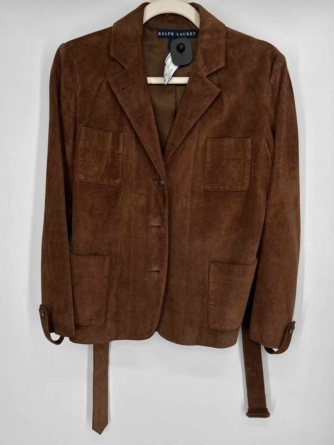 Ralph Lauren Size 2 Brown Genuine Leather Jacket