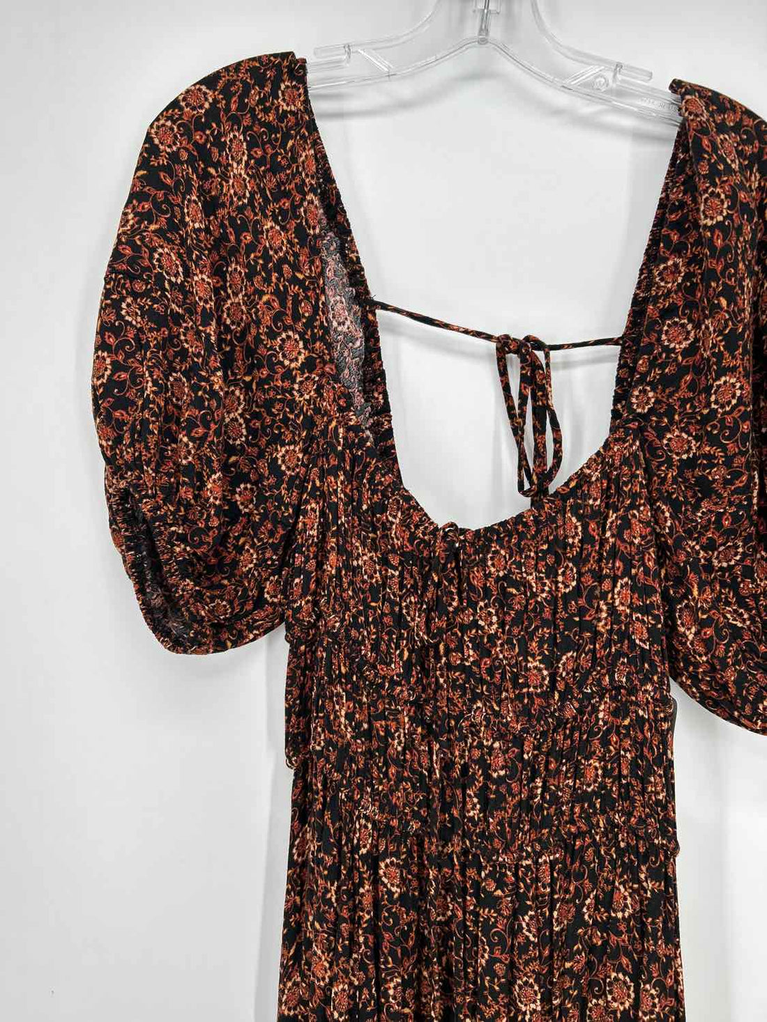 Olivaceous S Black & Orange Floral NWT Boutique Dress