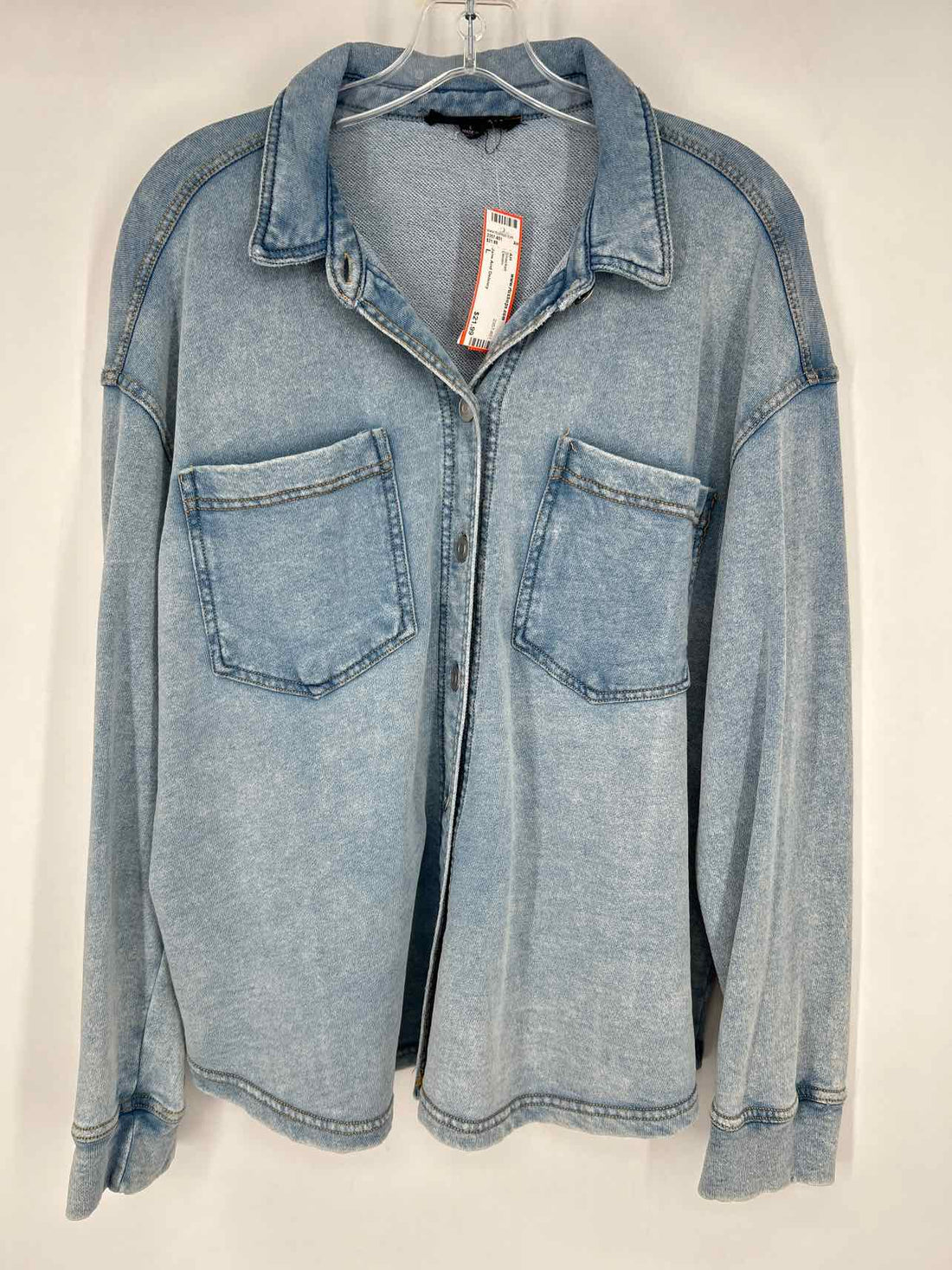 Jane And Delancy Size L Denim Shacket