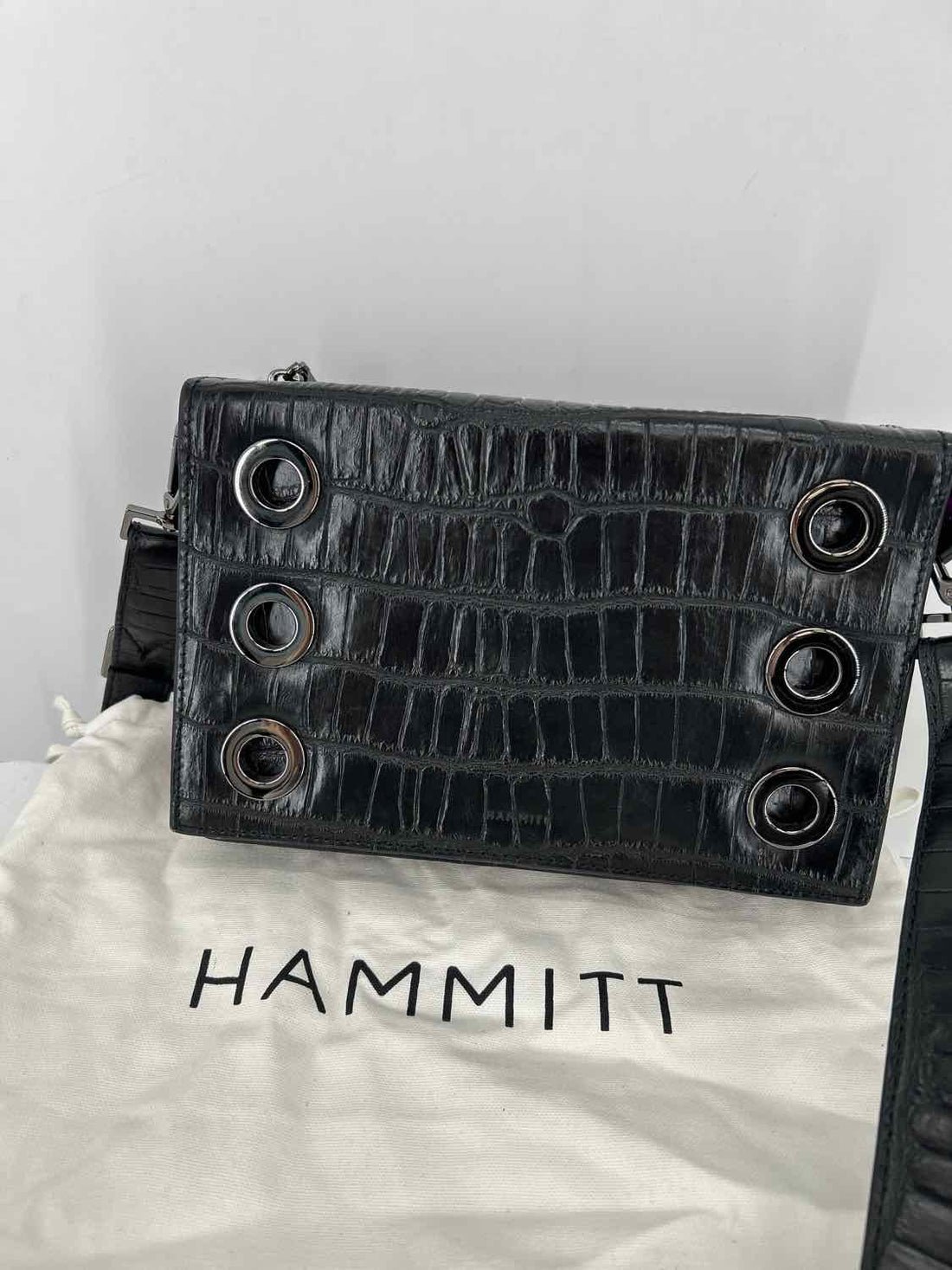 Hammitt Black Leather Convertible Crossbody