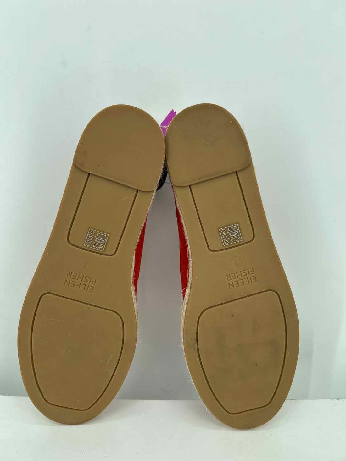 Eileen Fisher Women Size 7 Red Orange Loafers