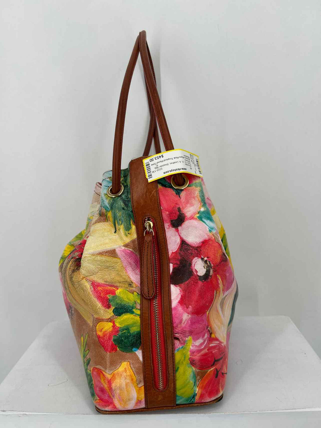 Brahmin Floral Leather Shoulder