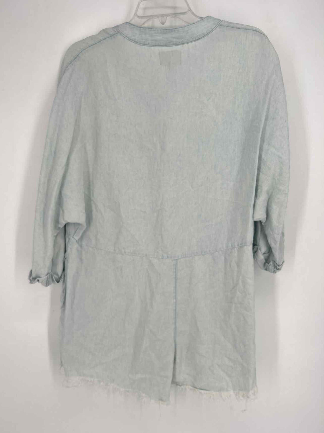 Show Me Your Mumu Size S Light Chambray Long Sleeve Rompers