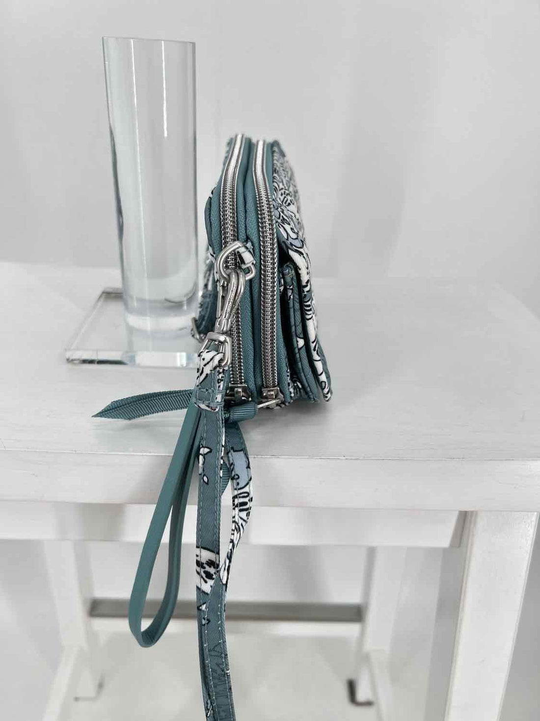 Vera Bradley Dusty Blue Print Crossbody