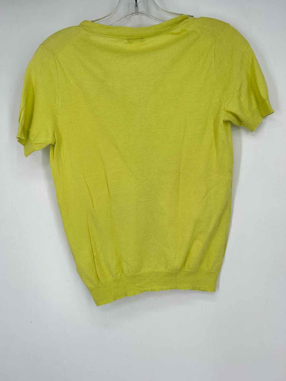 J Crew Size S Light Yellow Green Short Sleeve