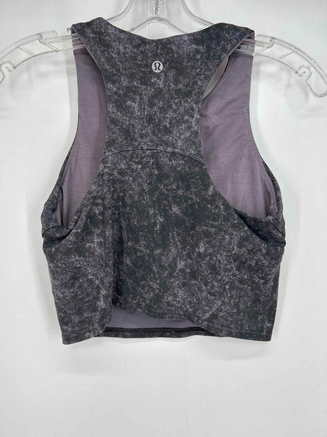 Lululemon Size 6 Purple & Gray Active Sports Bras