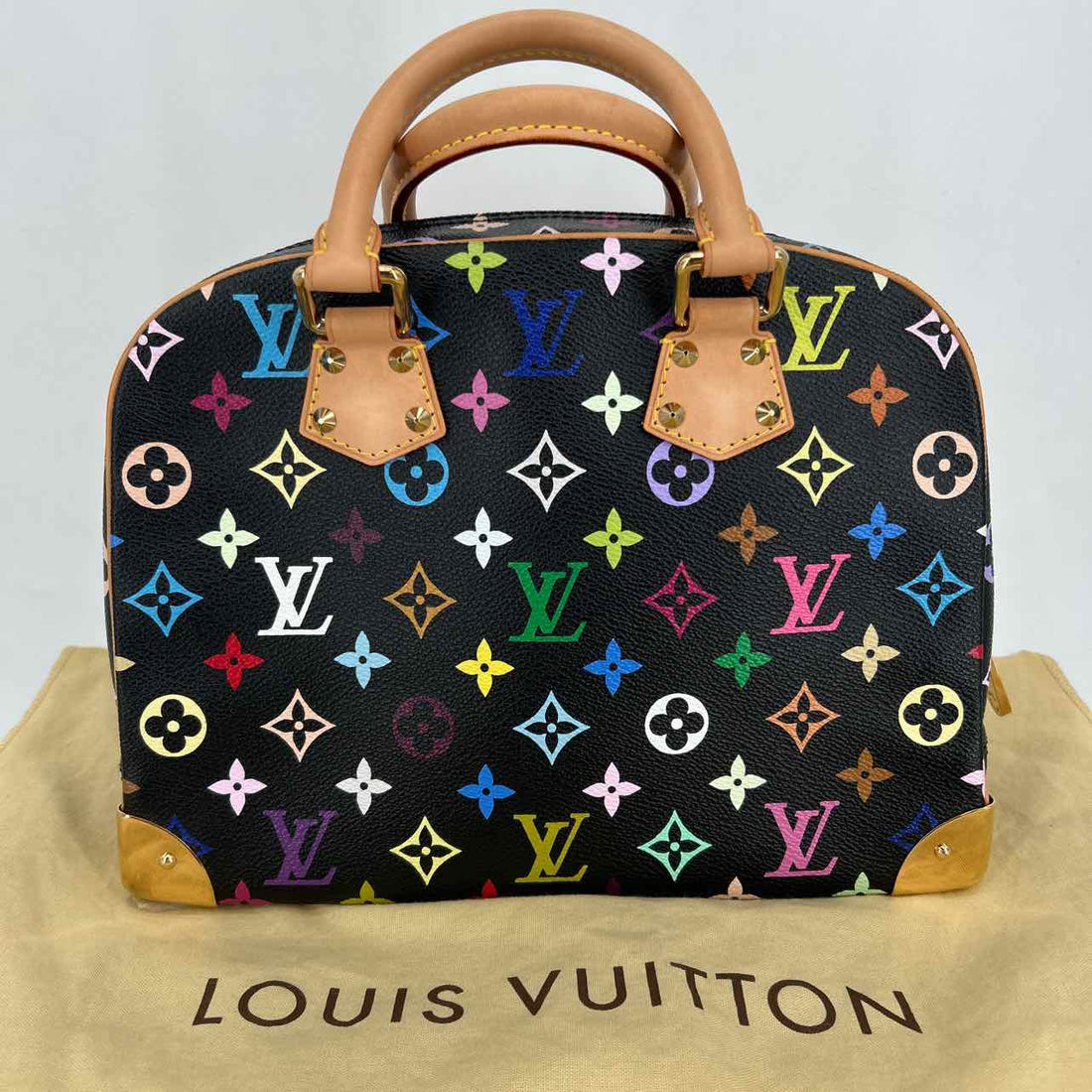 Louis Vuitton LTD Edition Murakami Multicolor Coated Canvas Like New LUXURY