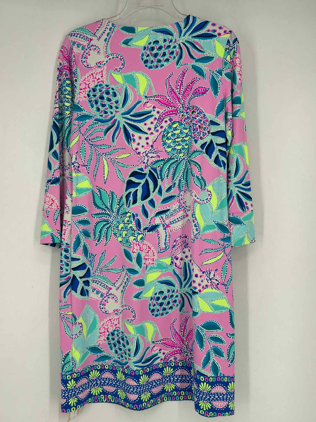 Lilly Pulitzer M Pink Print Long Sleeve Lilly Pulitzer Dress