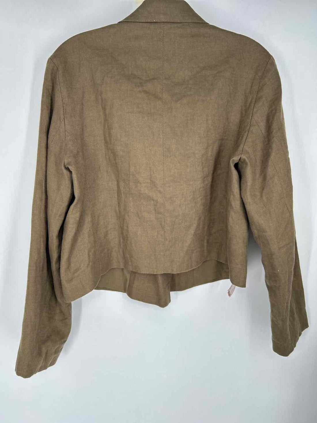 MNG Size M Green Linen 100% Jacket