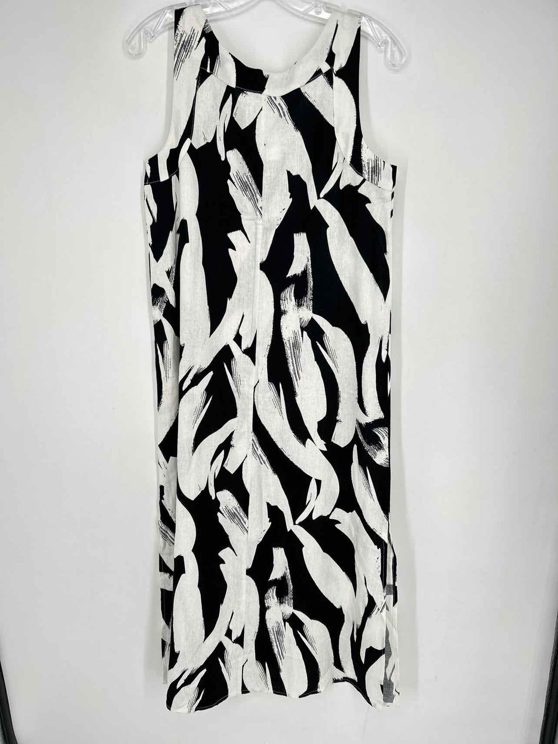 DKNY Size XS White & Black Print NWT Dress