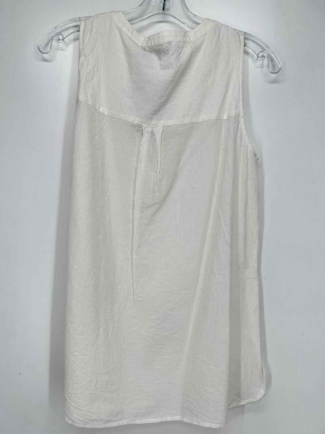 Theory Size M White Cotton Sleeveless