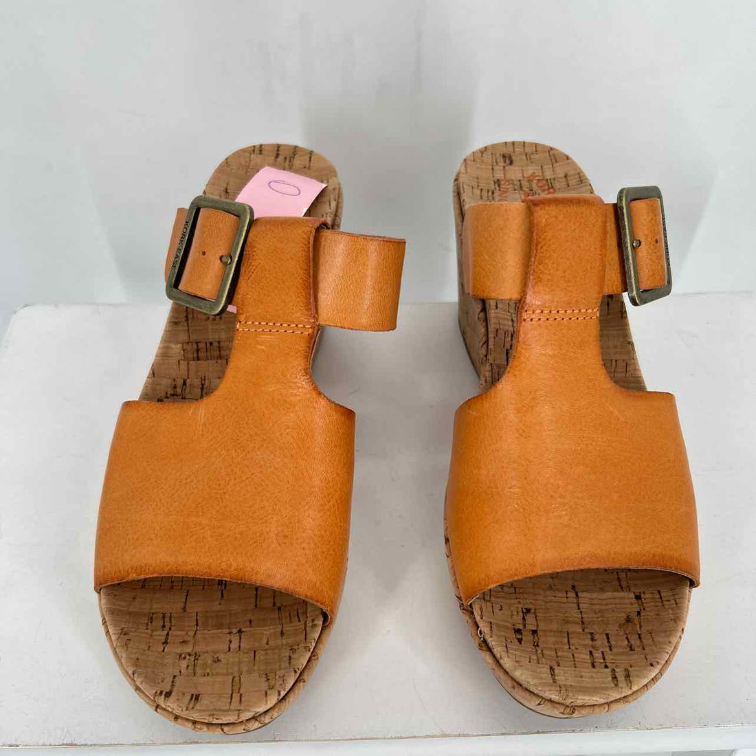 Kork Ease Women Size 10 Cognac Cork Wedges