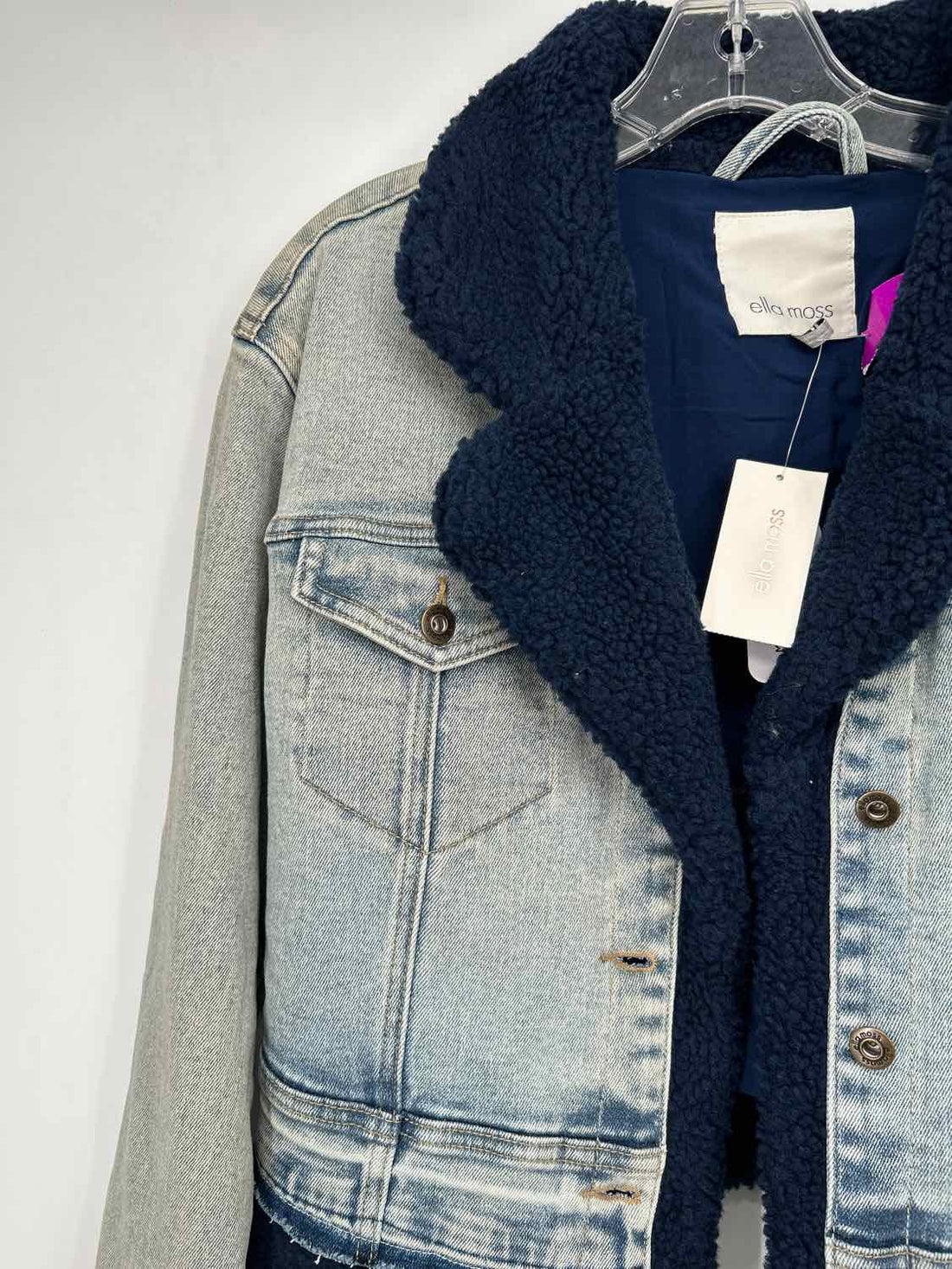 Ella Moss Size M Light Wash Denim NWT Jacket