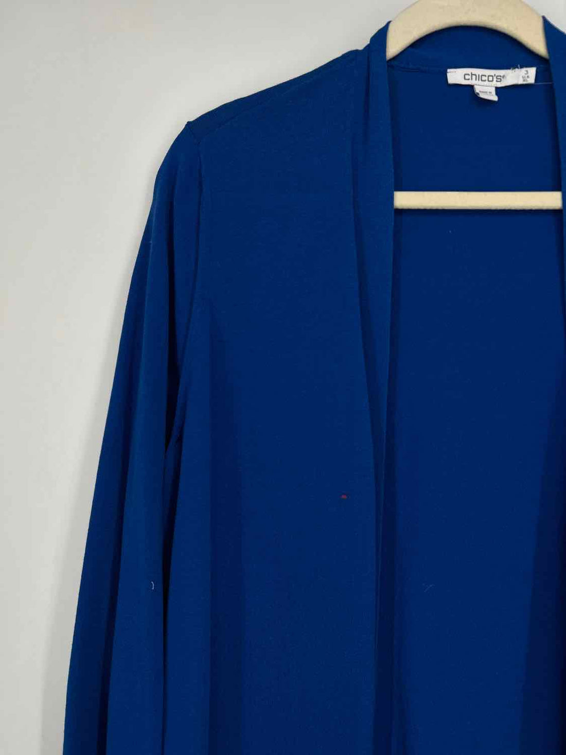 Chicos Size 3(XL) Blue Cardigan