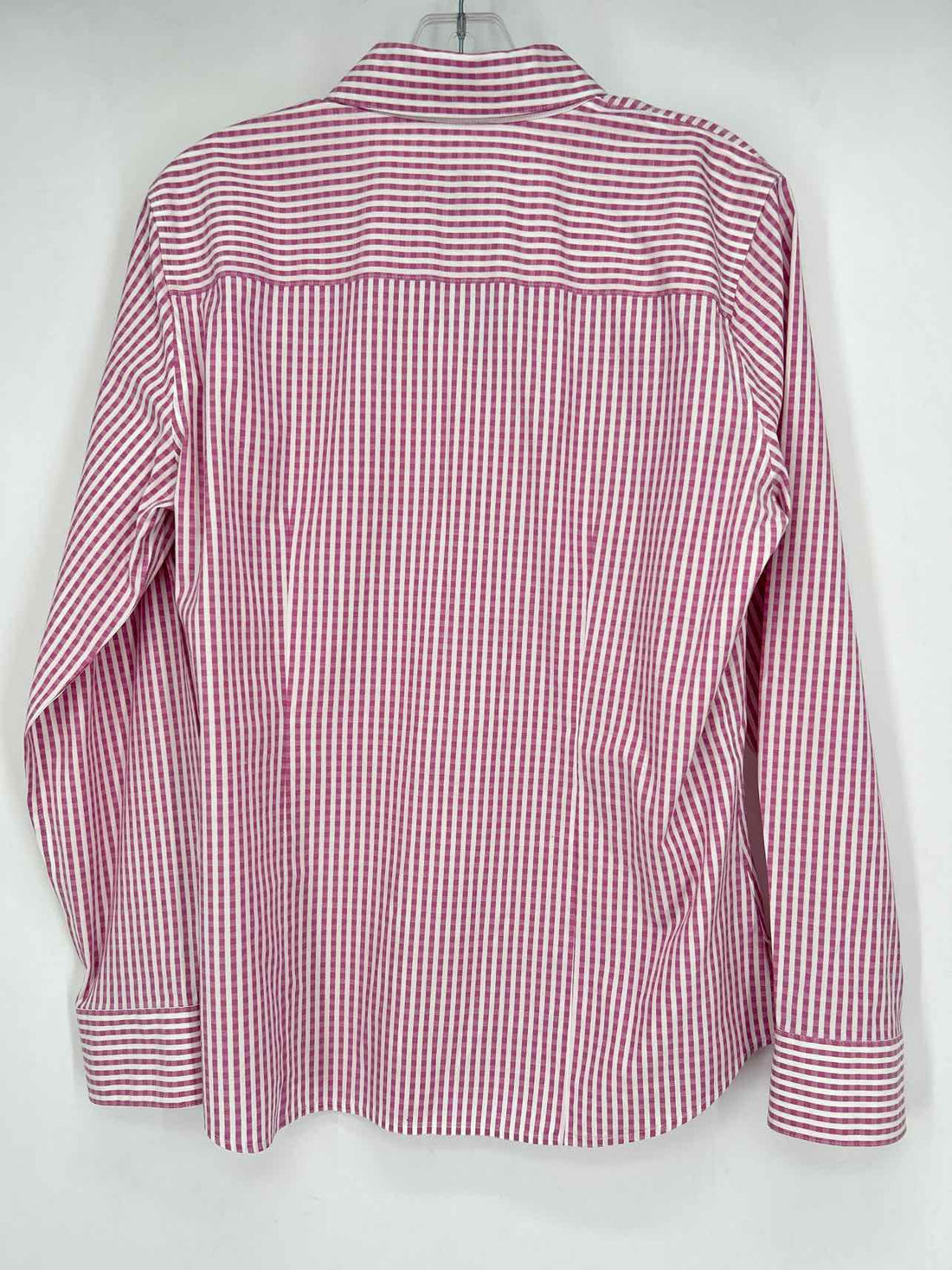 Foxcroft Size 10 Purple & White Long Sleeve