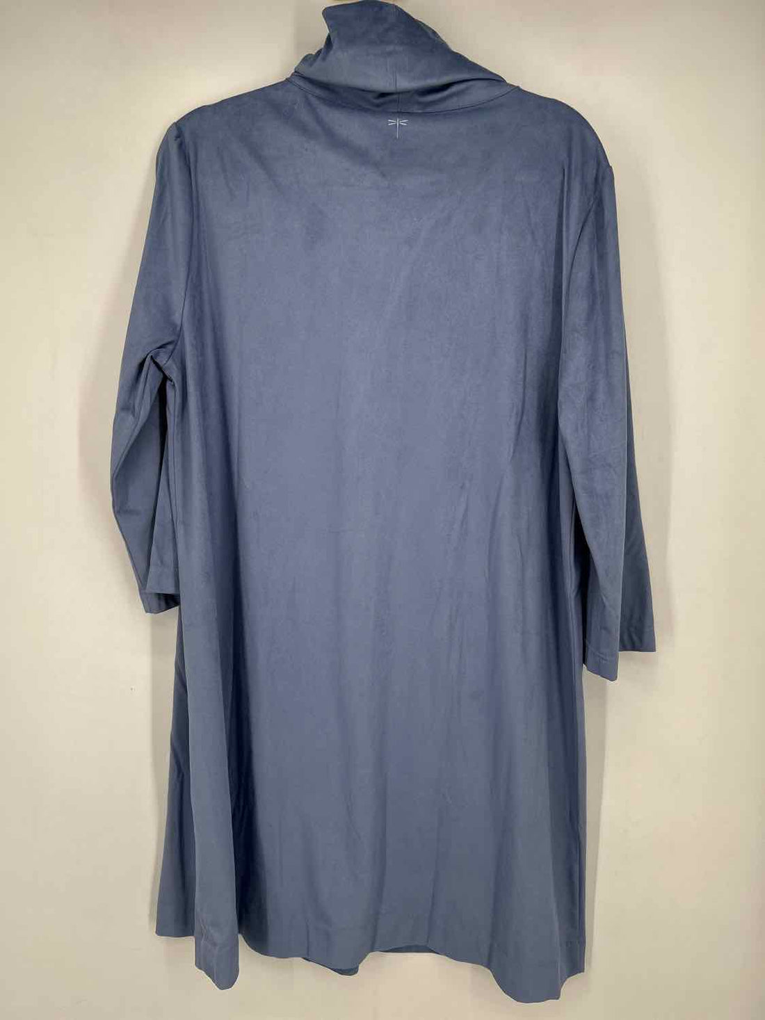 Tyler Boe Size XL Baby Blue Faux Suede Long Sleeve Dress