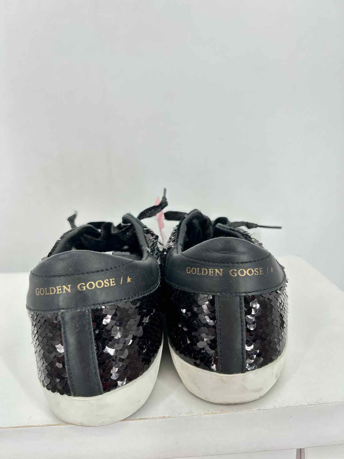 Golden Goose Women Size 39 (8.5-9) Black Sequins Sneakers