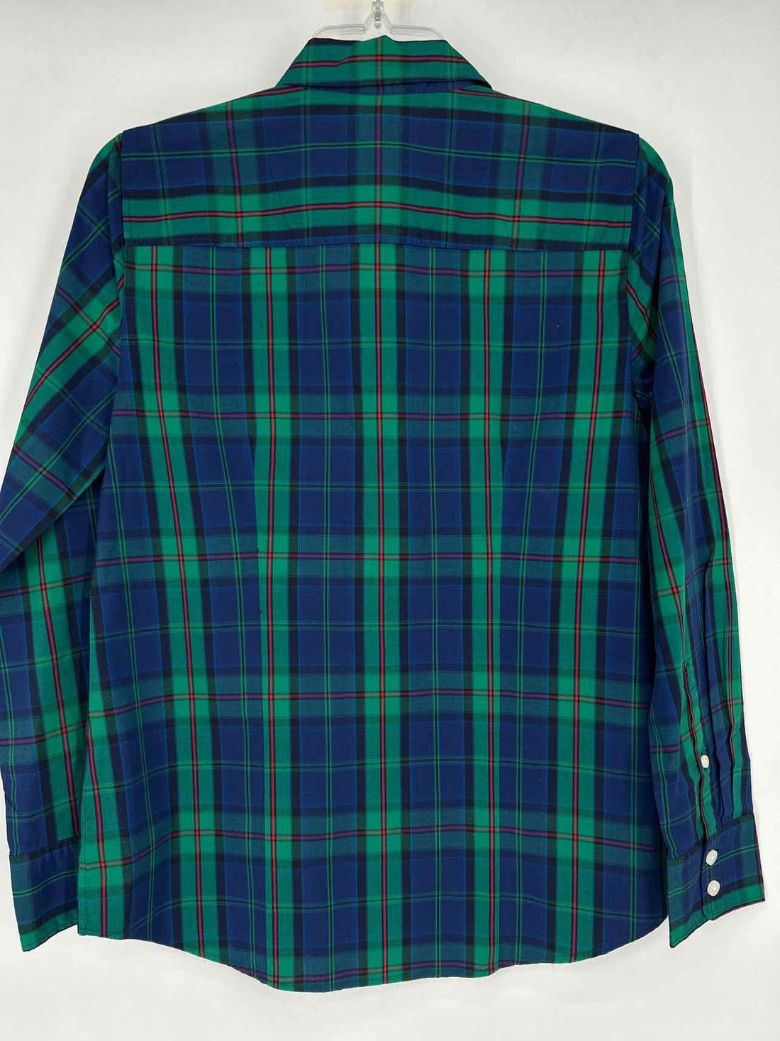J Crew Size S Blue & Green Plaid NWT Long Sleeve