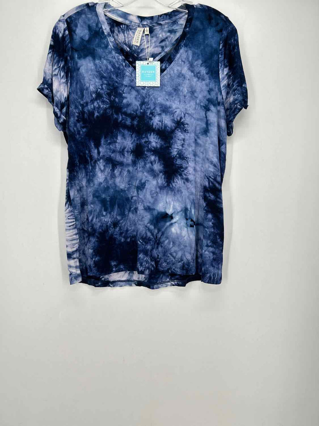 Hayden Size S Navy Tie Dye NWT Short Sleeve