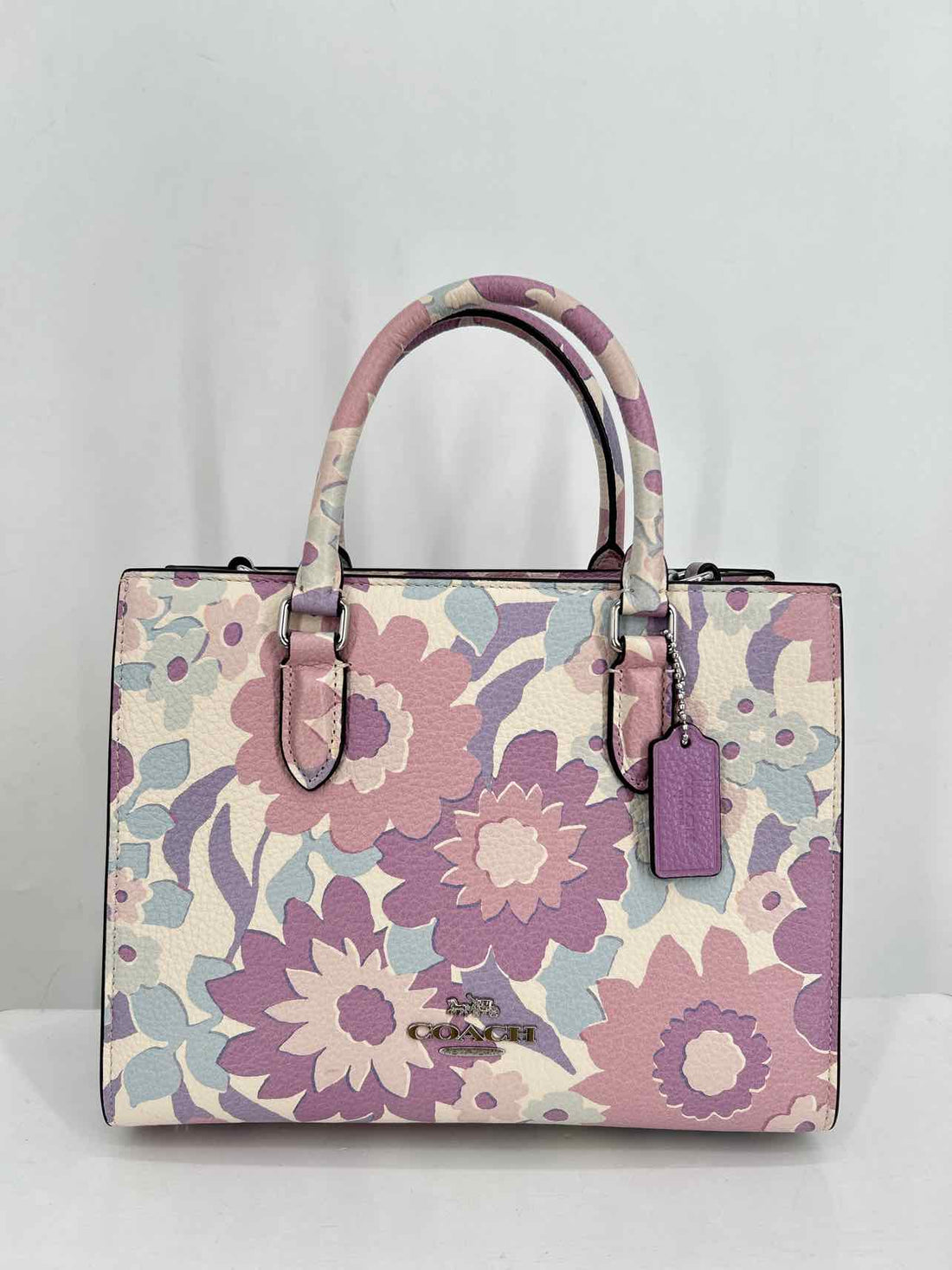 Coach Floral Pebbled Leather NWT Crossbody