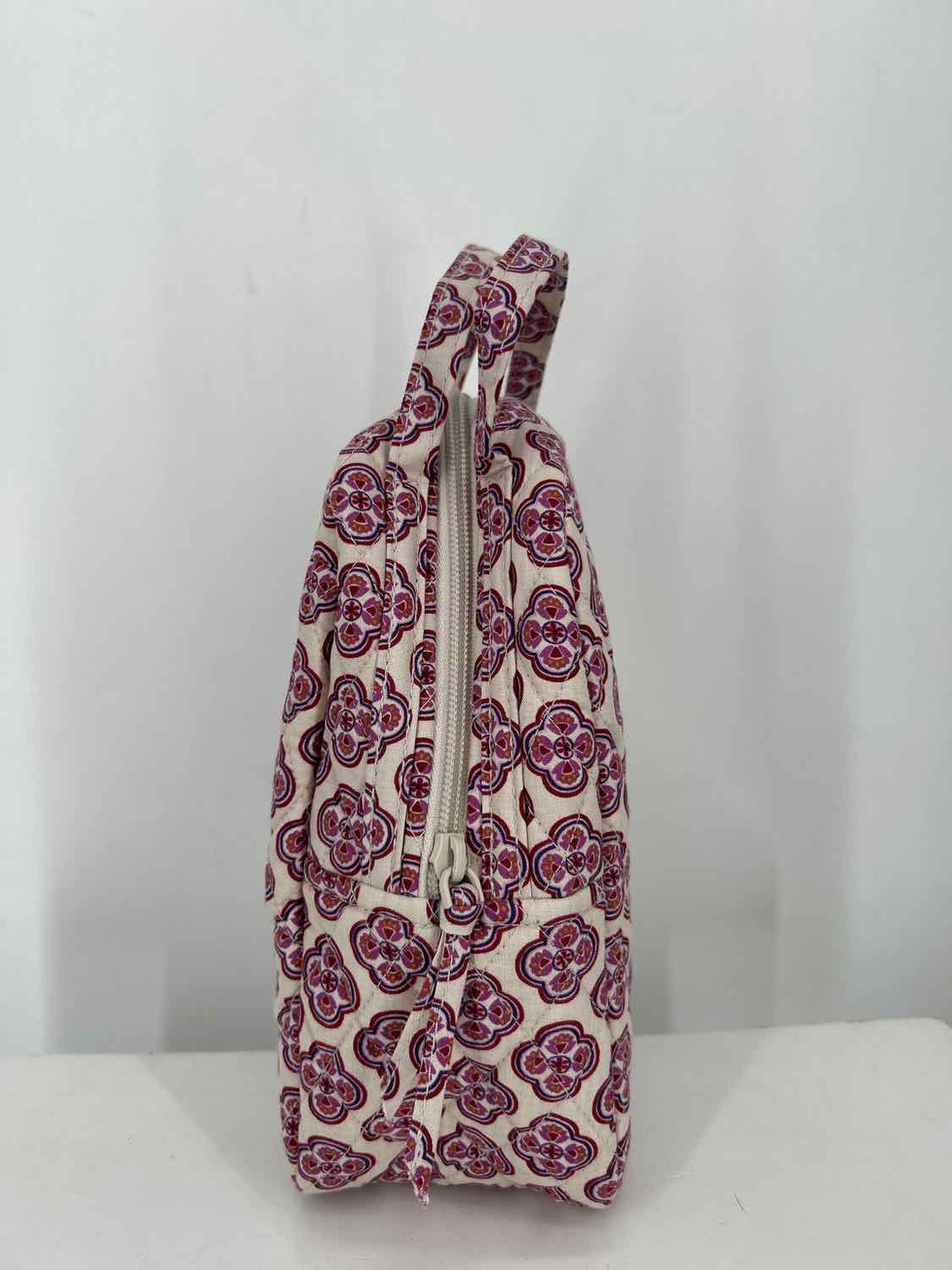Vera Bradley Quilted Beige & Magenta Print NWT Misc.
