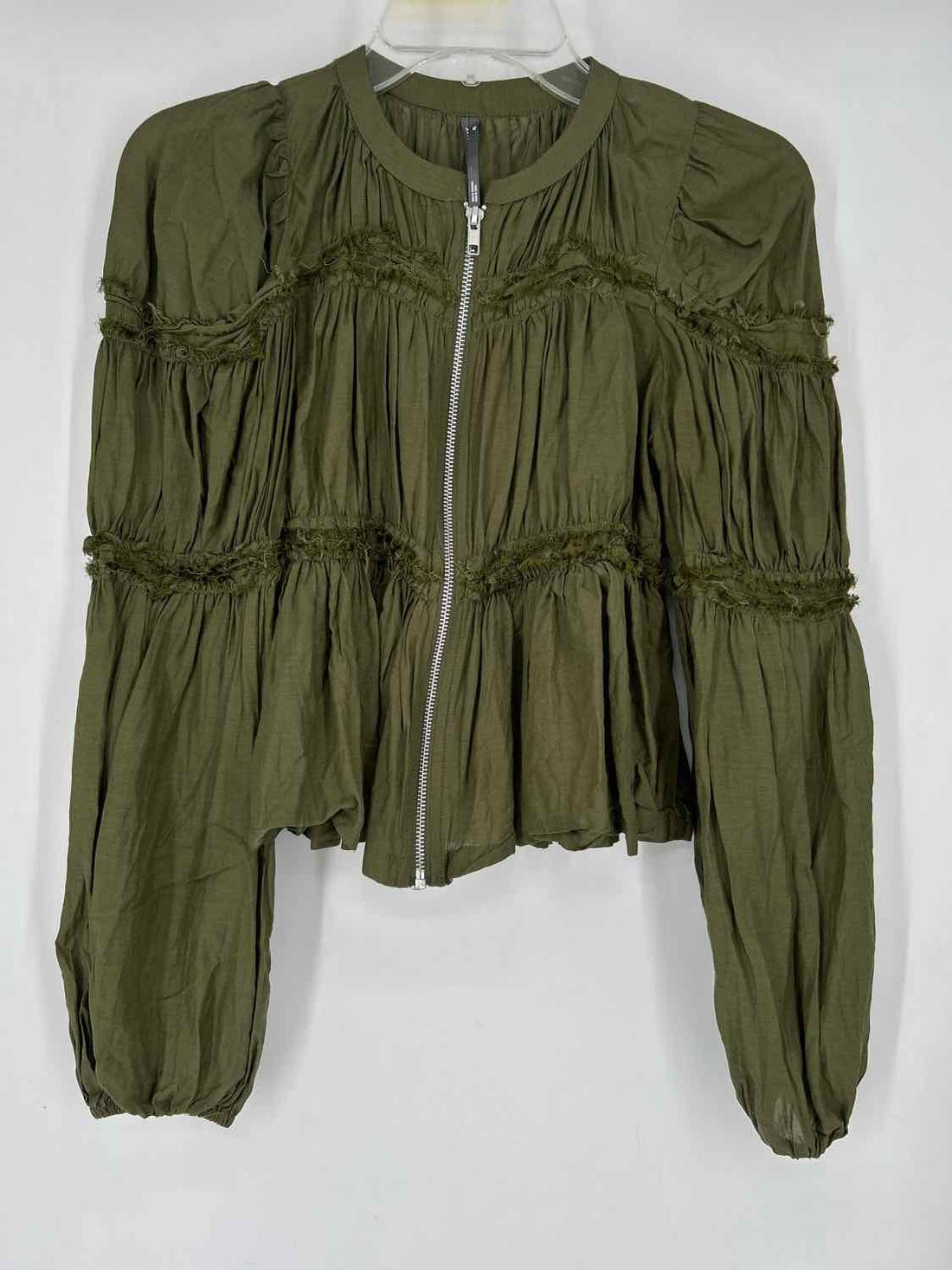 Anthropologie Size XXSP Green Long Sleeve