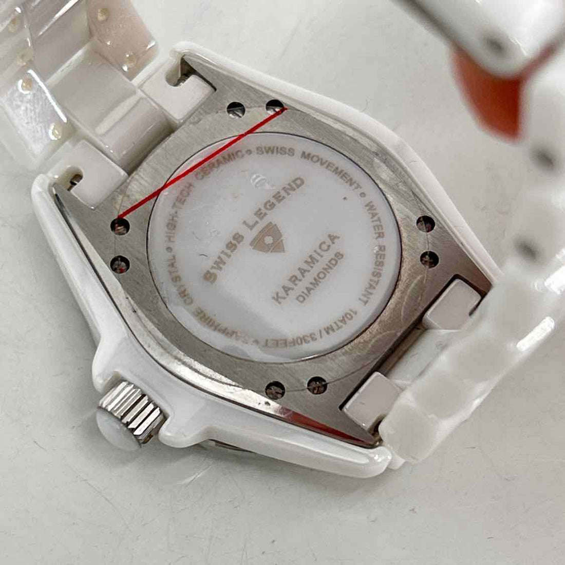 Swiss Legend Watch Karamica Diamon Bezel New