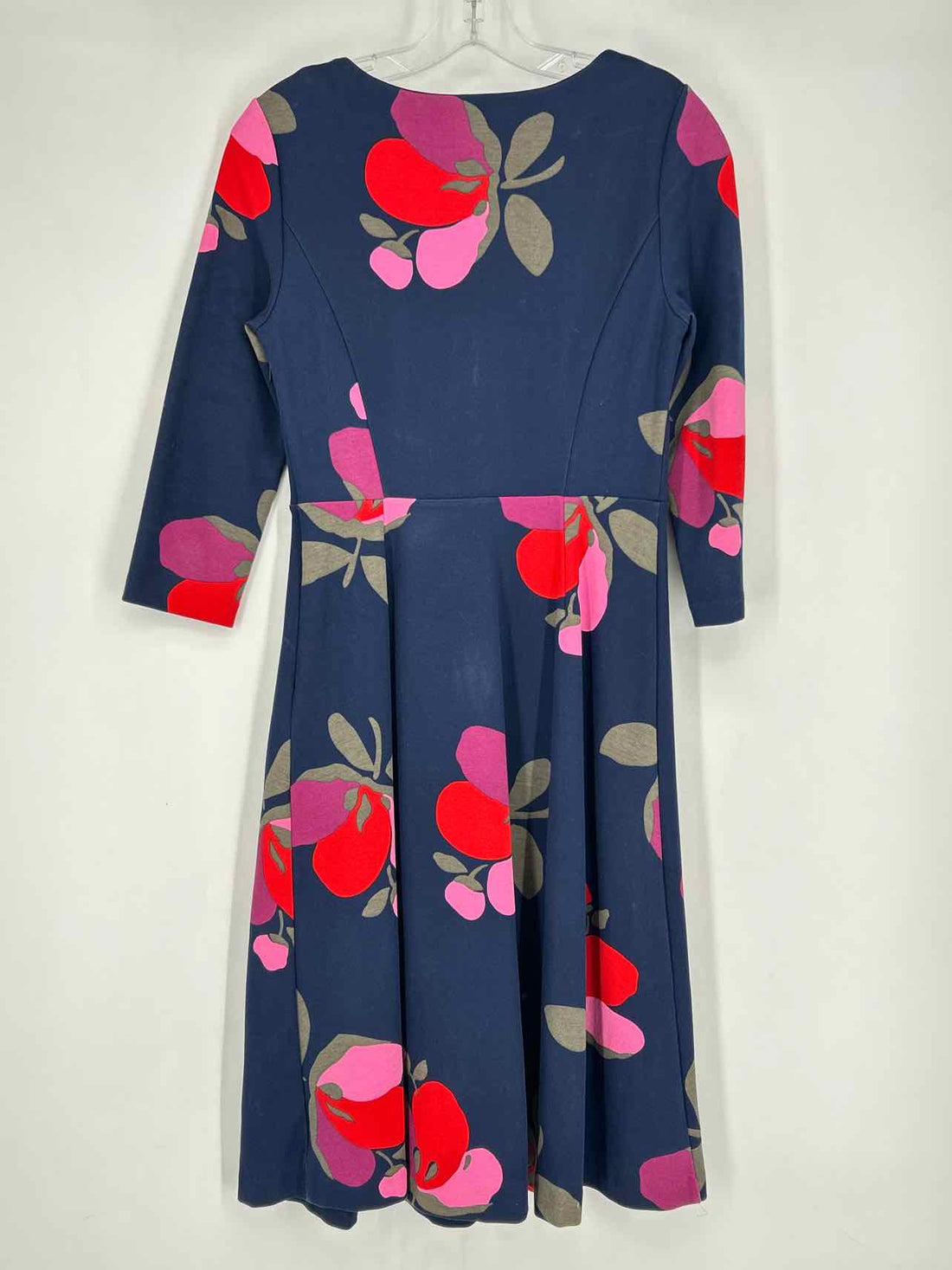 Boden Size 6 Navy Floral Long Sleeve Dress