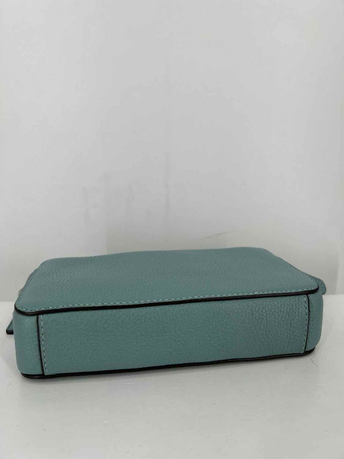 Coach Kira *as is ext marks* Light Blue Pebbled Leather Pre Owned Shoulder