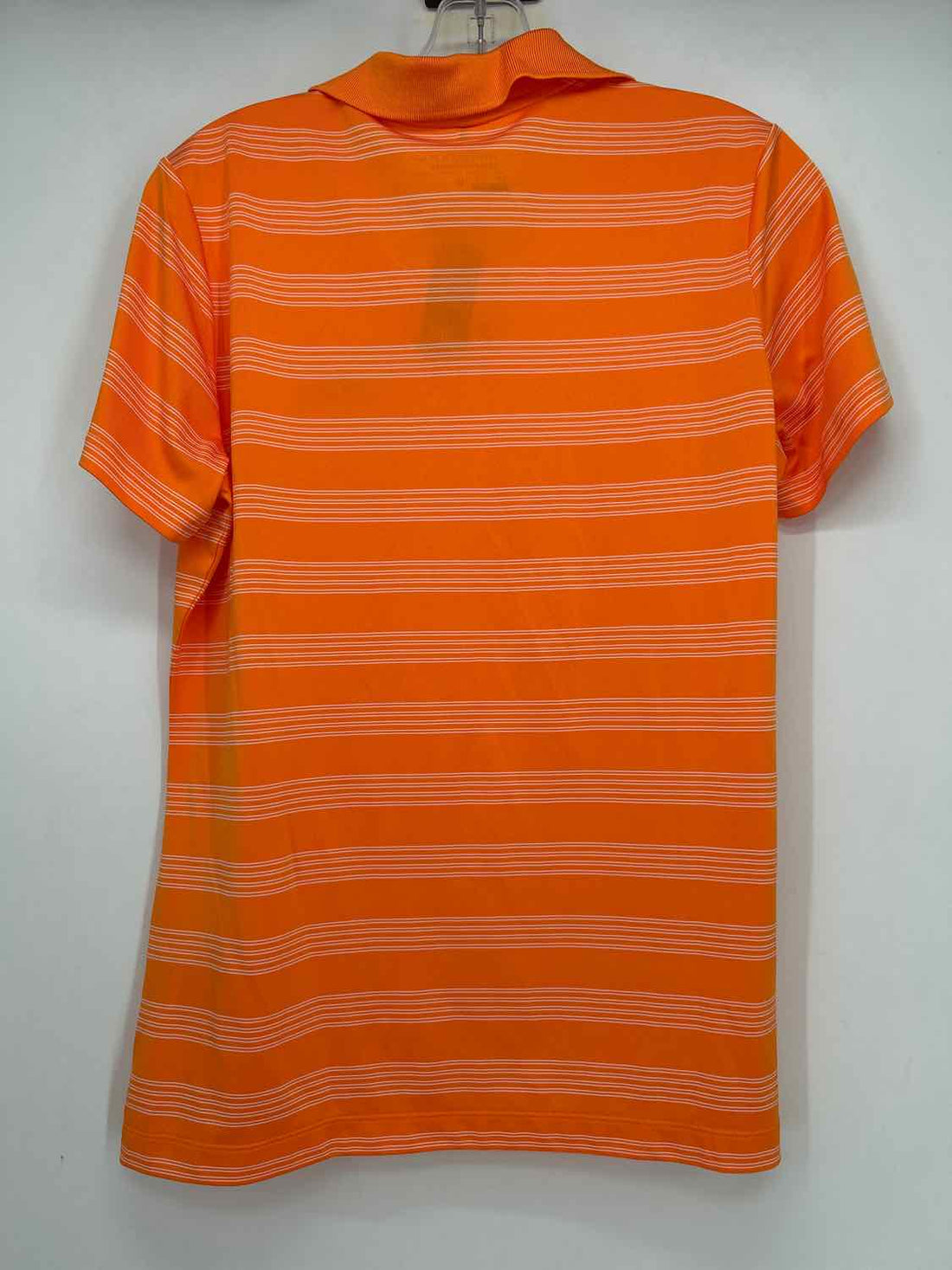 Nike Golf Size L Orange Stripe Active Tops
