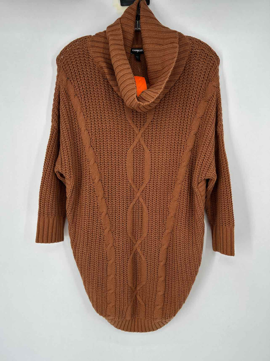 Express Size M Rust Knit Sweater