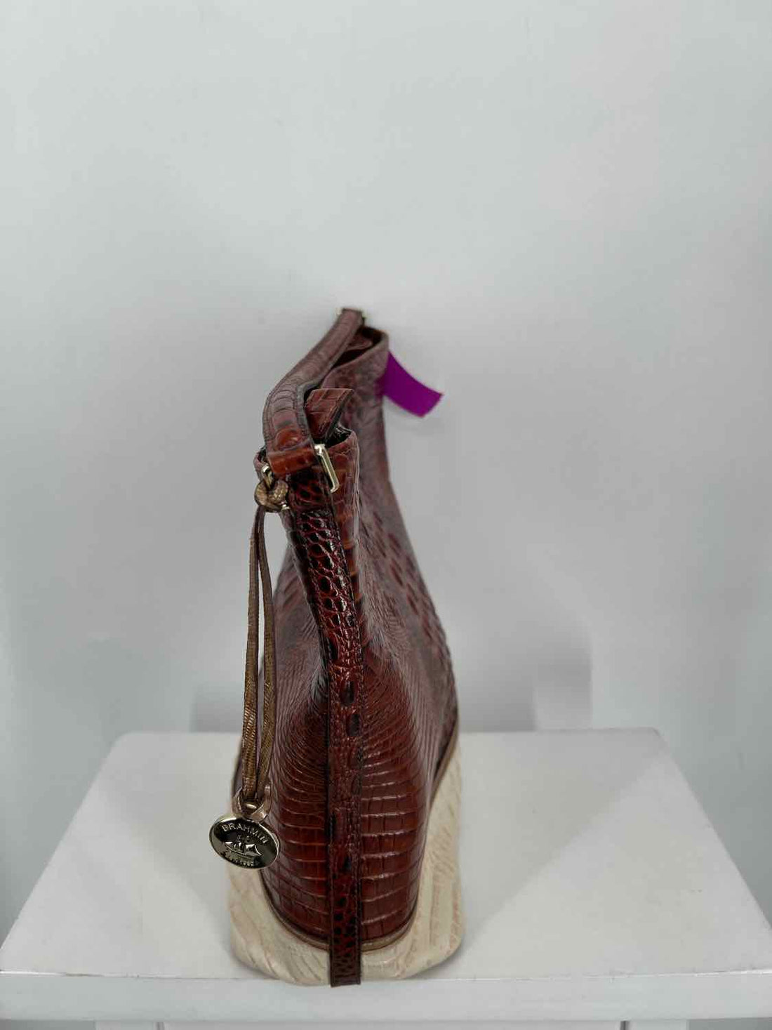 Brahmin Brown Genuine Leather Hobo